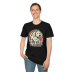 Wolf Graphic T-Shirt — Retro 'I'm a Wolf I Eat Dogs' Novelty Tee