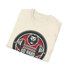 T-Shirt — 'Go Hard or Just Don't Go' Lion Barbell Gym Tee