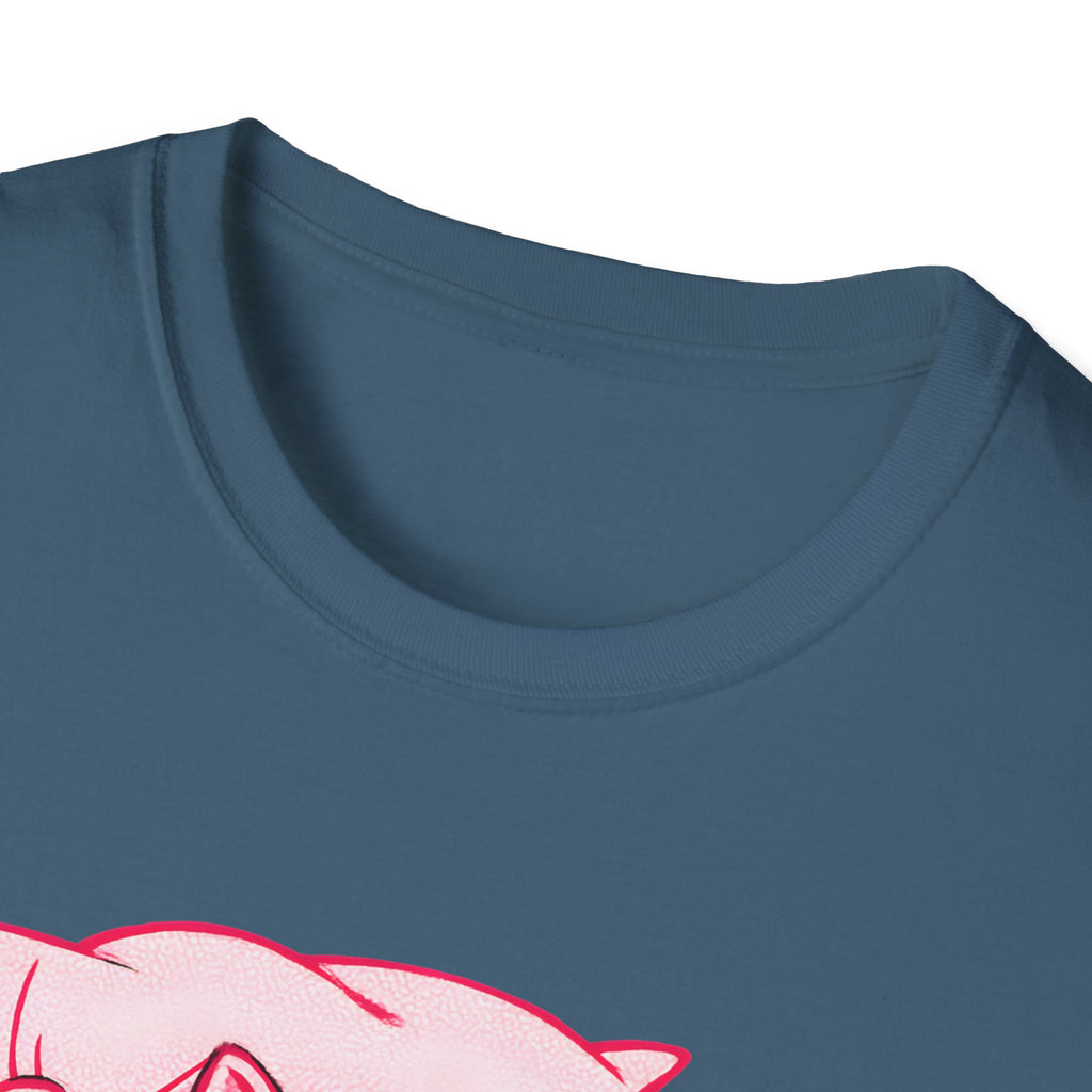 Napping Cat in Activewear T-Shirt
