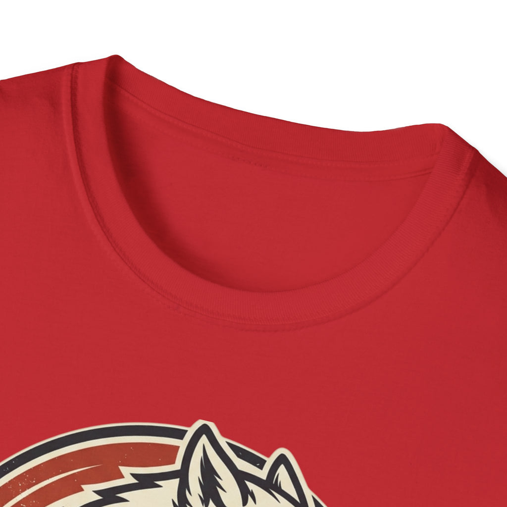 Wolf Graphic T-Shirt — Retro 'I'm a Wolf I Eat Dogs' Novelty Tee