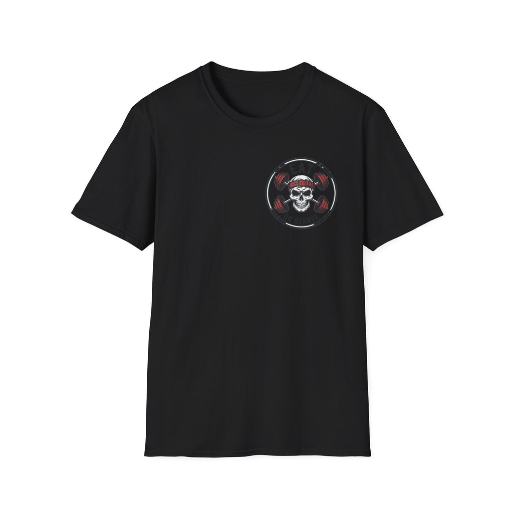 Skull & Roses T-Shirt — 'Eat the Stigma' Vintage Tattoo Tee