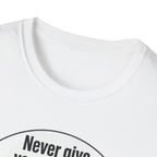 Never Give Your Heart to Someone Who Needs a Brain T-Shirt — Funny Heart vs Brain Graphic Tee