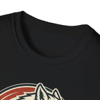 Wolf Graphic T-Shirt — Retro 'I'm a Wolf I Eat Dogs' Novelty Tee