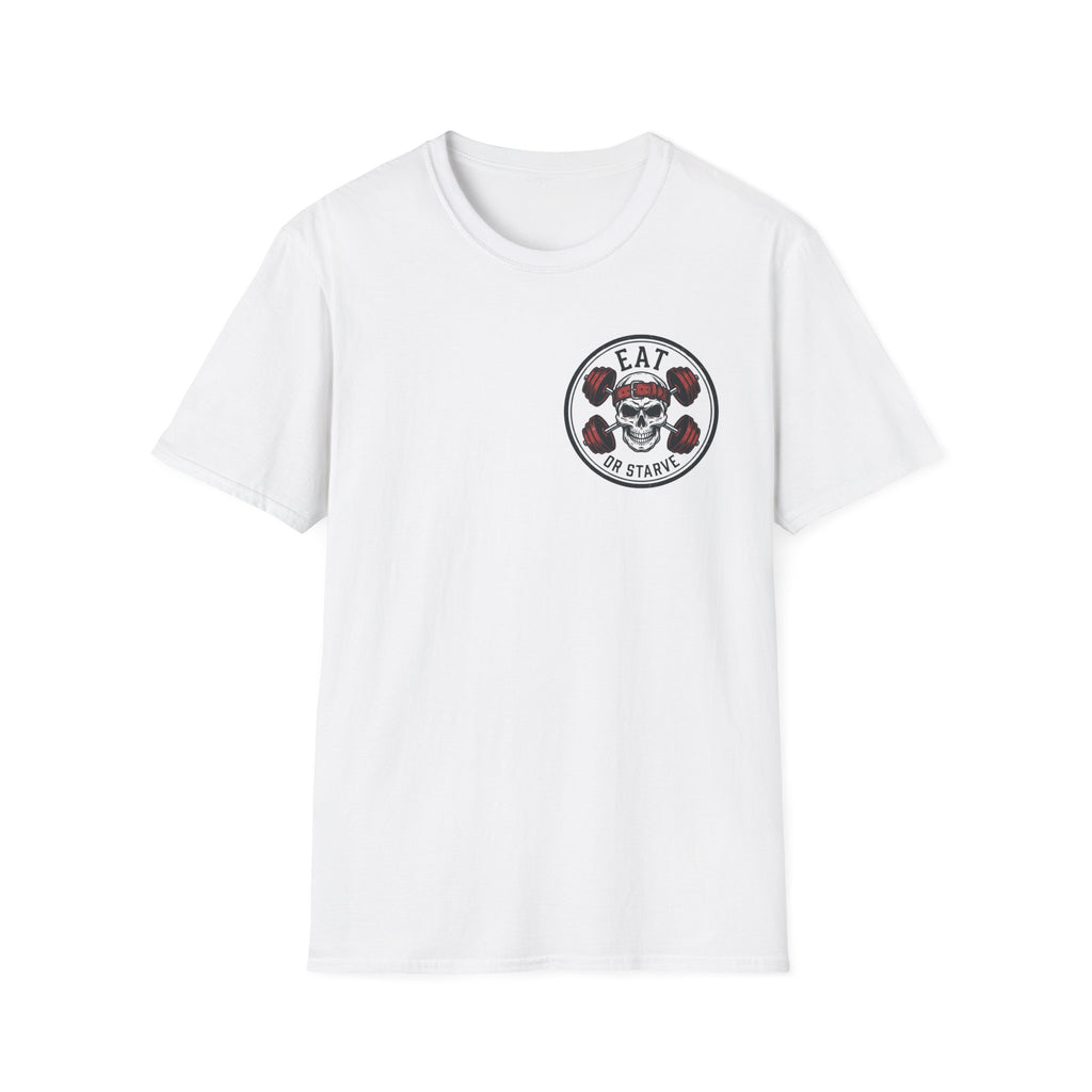 Skull & Roses T-Shirt — 'Eat the Stigma' Vintage Tattoo Tee