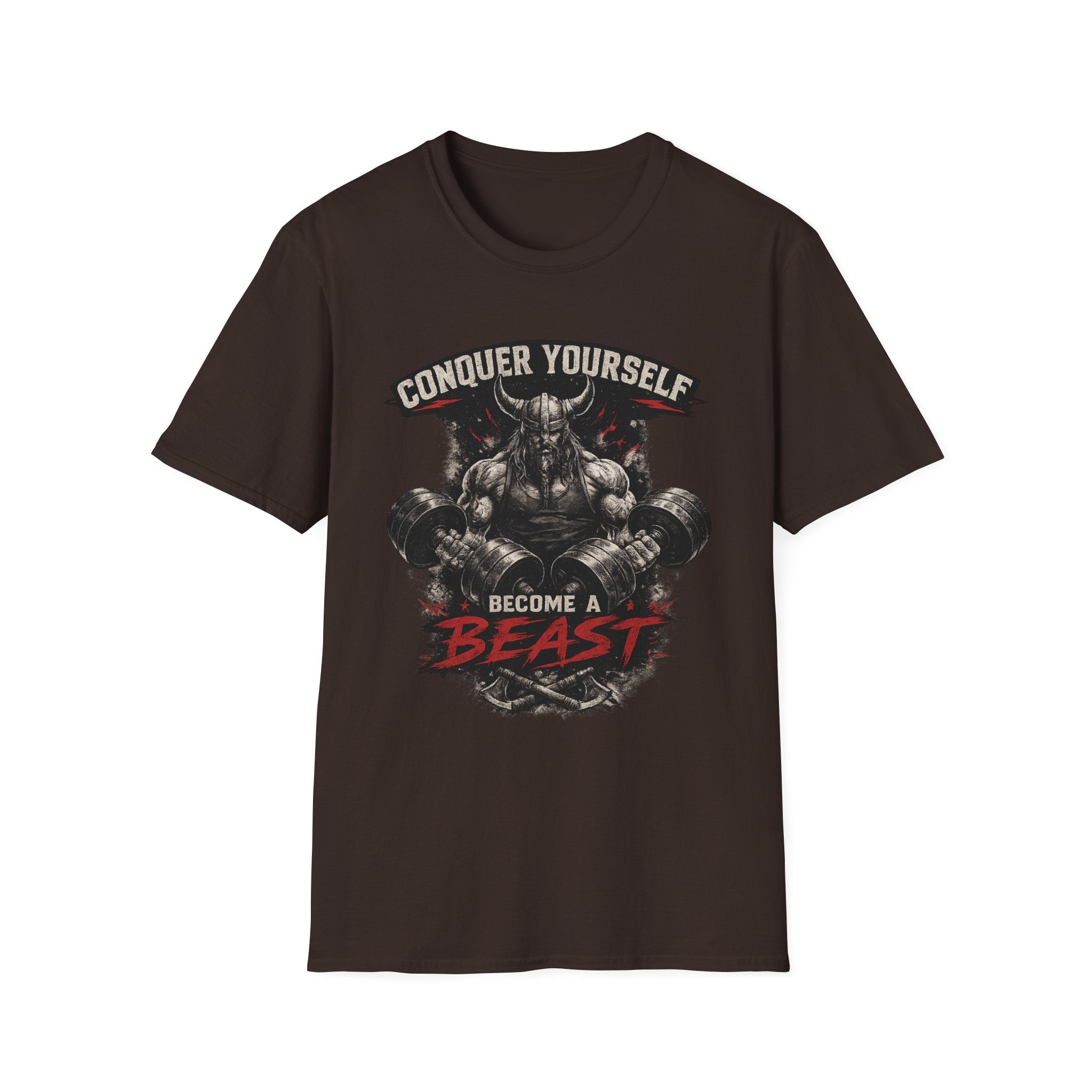 Conquer Yourself "Become a Beast" Gym T-Shirt