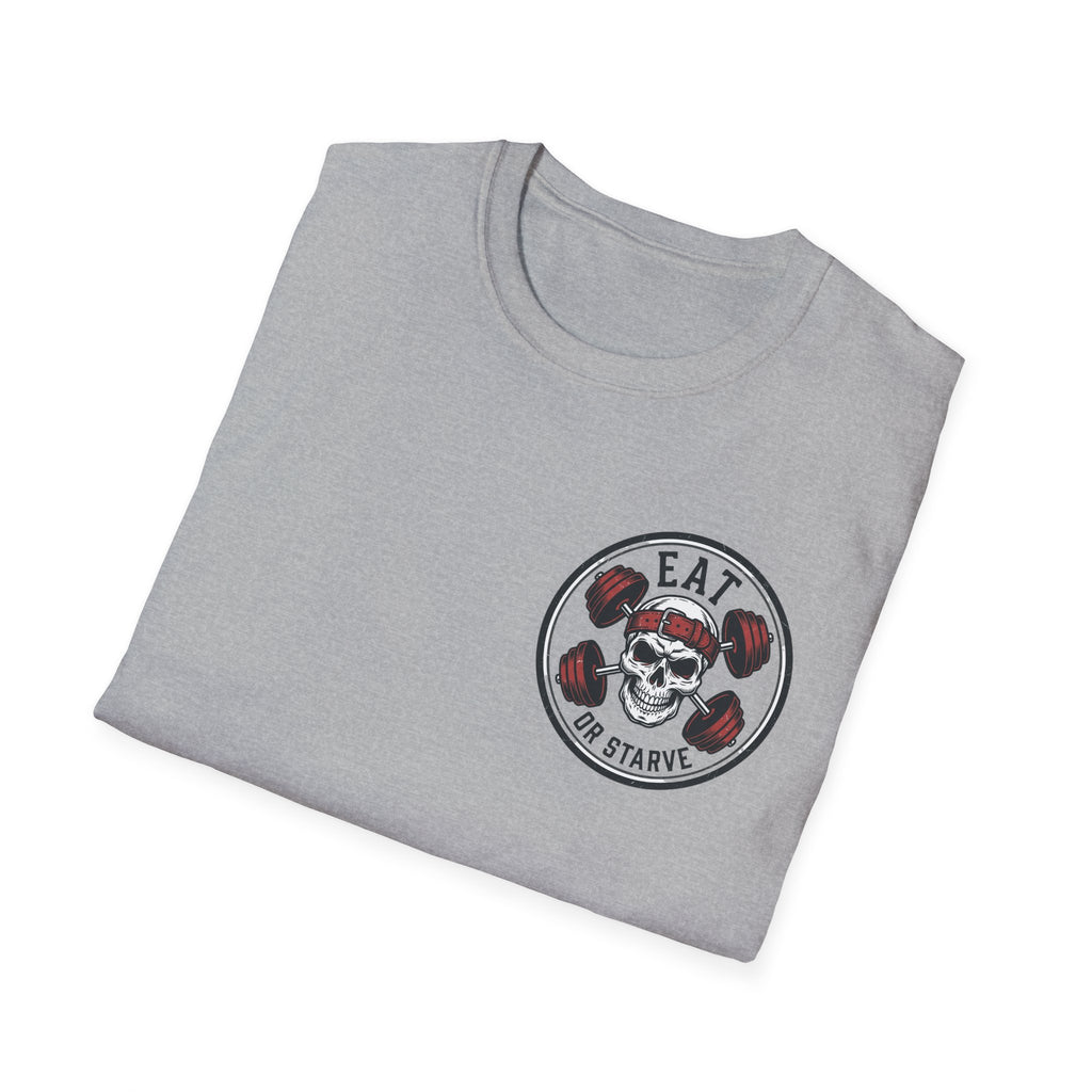 Skull & Roses T-Shirt — 'Eat the Stigma' Vintage Tattoo Tee
