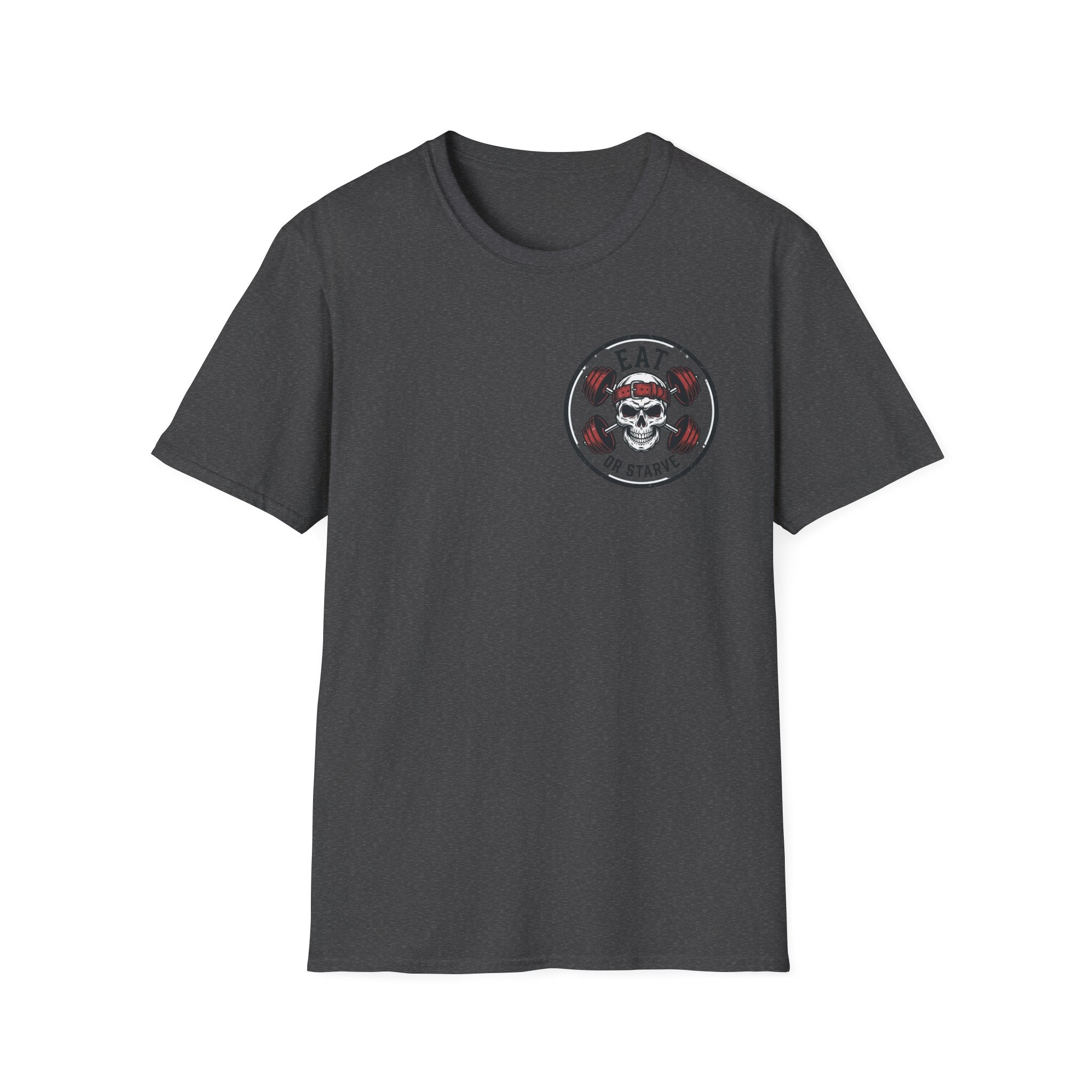 Skull & Roses T-Shirt — 'Eat the Stigma' Vintage Tattoo Tee