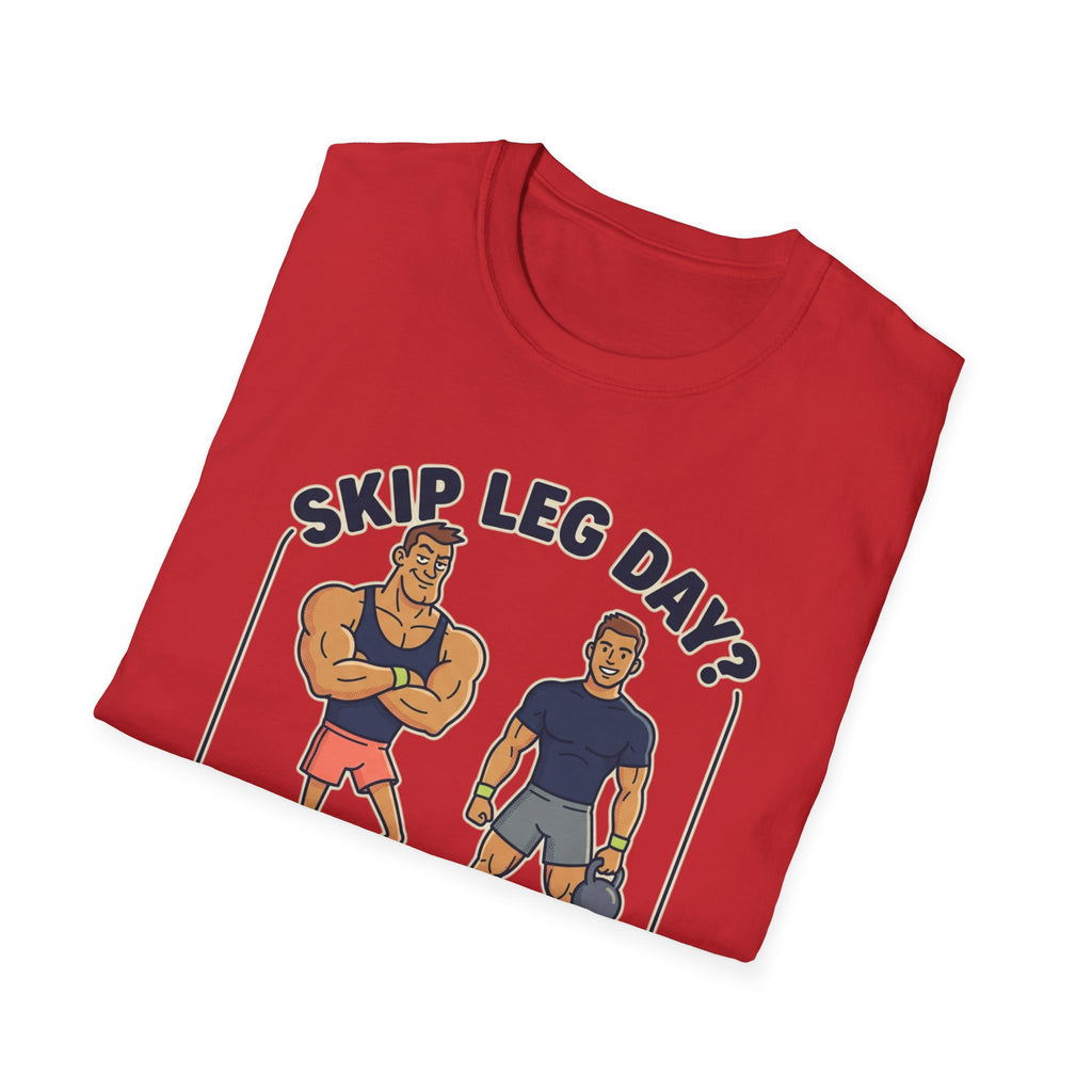 T-Shirt — Skip Leg Day? You’ll Regret It: Funny Gym Leg Day Workout Shirt