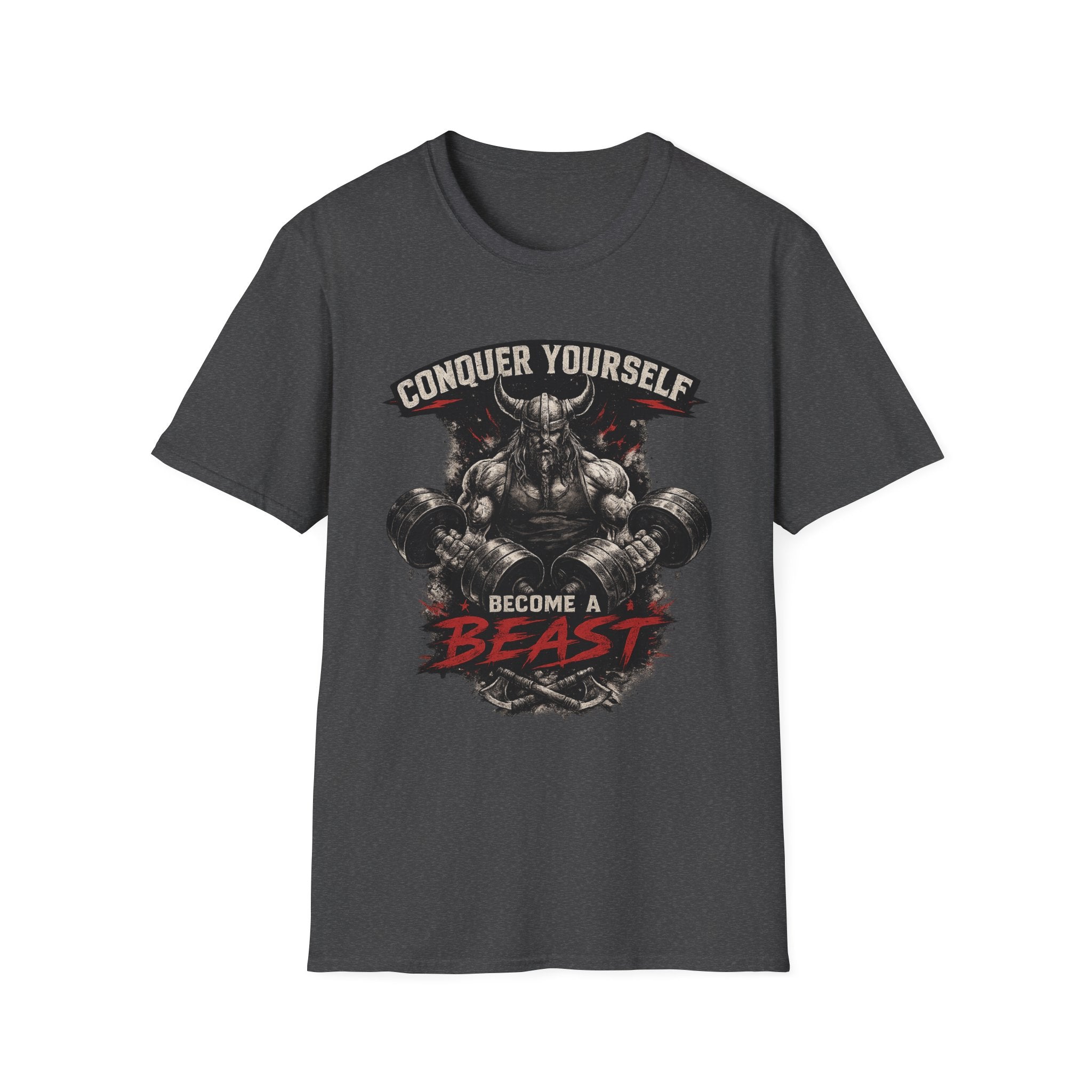 Conquer Yourself "Become a Beast" Gym T-Shirt
