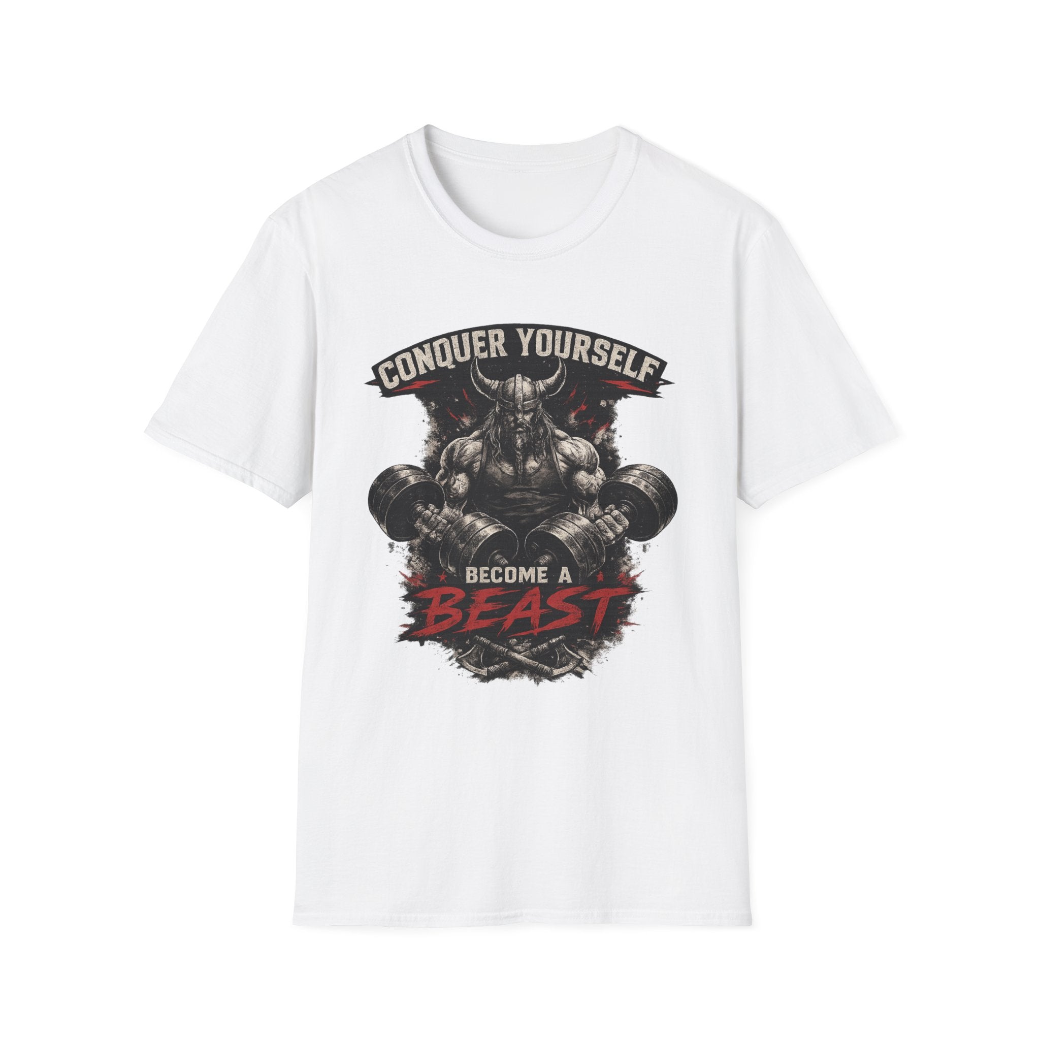 Conquer Yourself "Become a Beast" Gym T-Shirt