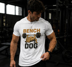 Bench Press Dog T-Shirt