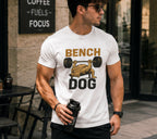 Bench Press Dog T-Shirt