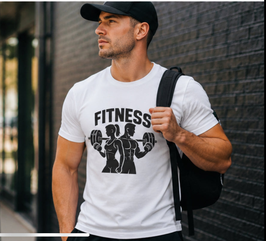 Bodybuilder lifting weights T-Shirt