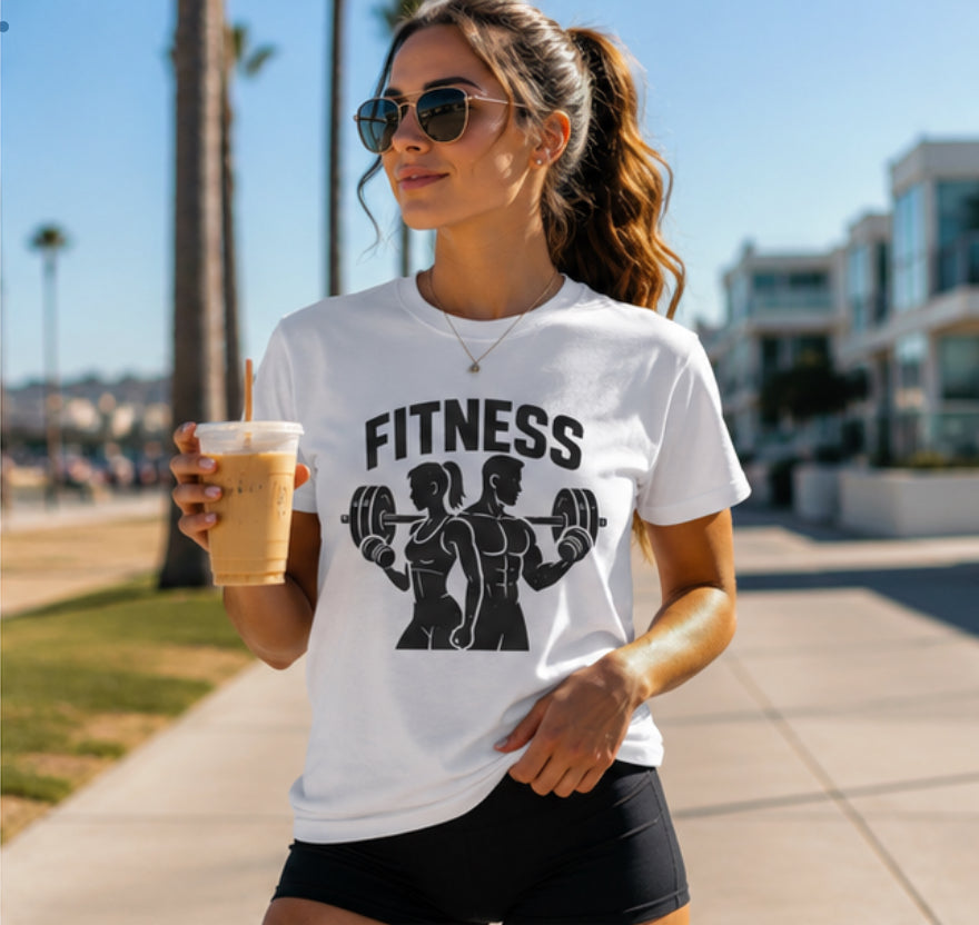 Bodybuilder lifting weights T-Shirt