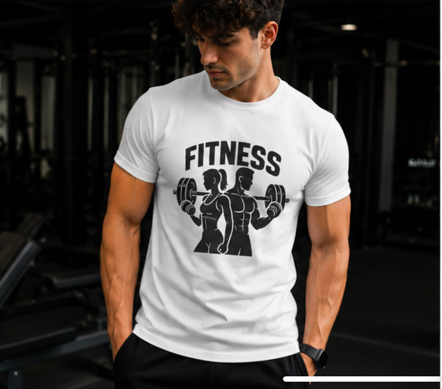 Bodybuilder lifting weights T-Shirt