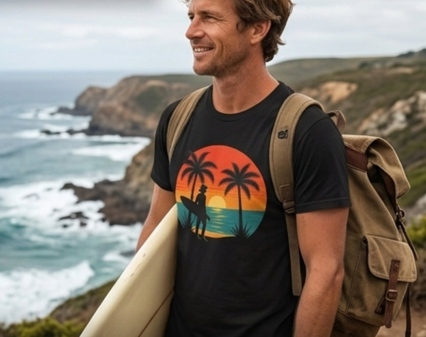 Surfer at Sunset T-Shirt