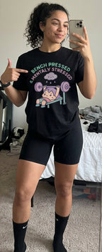 Mentally Stressed Bench Press T-Shirt