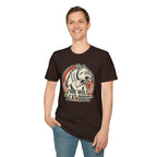 Wolf Graphic T-Shirt — Retro 'I'm a Wolf I Eat Dogs' Novelty Tee