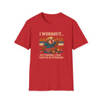 Napping Bear in Activewear T-Shirt