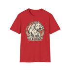 Wolf Graphic T-Shirt — Retro 'I'm a Wolf I Eat Dogs' Novelty Tee