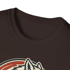 Wolf Graphic T-Shirt — Retro 'I'm a Wolf I Eat Dogs' Novelty Tee