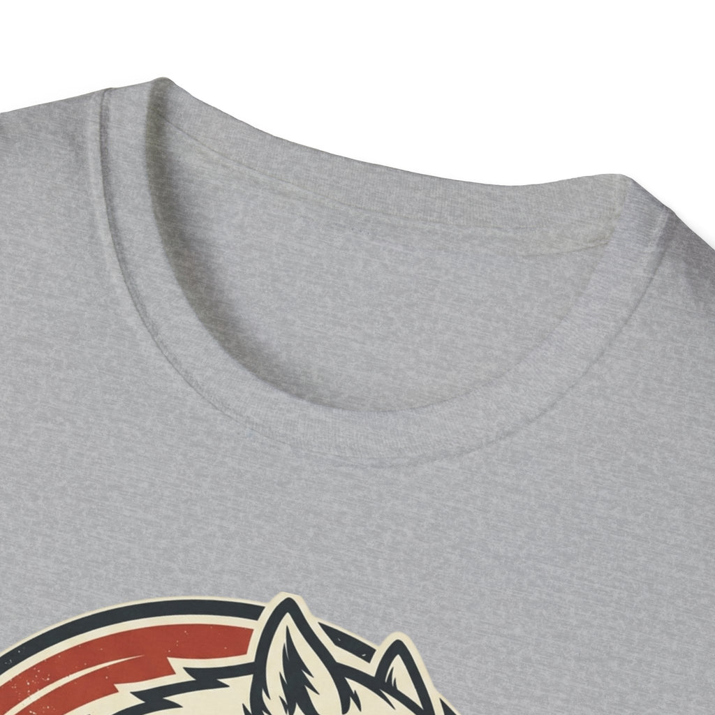 Wolf Graphic T-Shirt — Retro 'I'm a Wolf I Eat Dogs' Novelty Tee