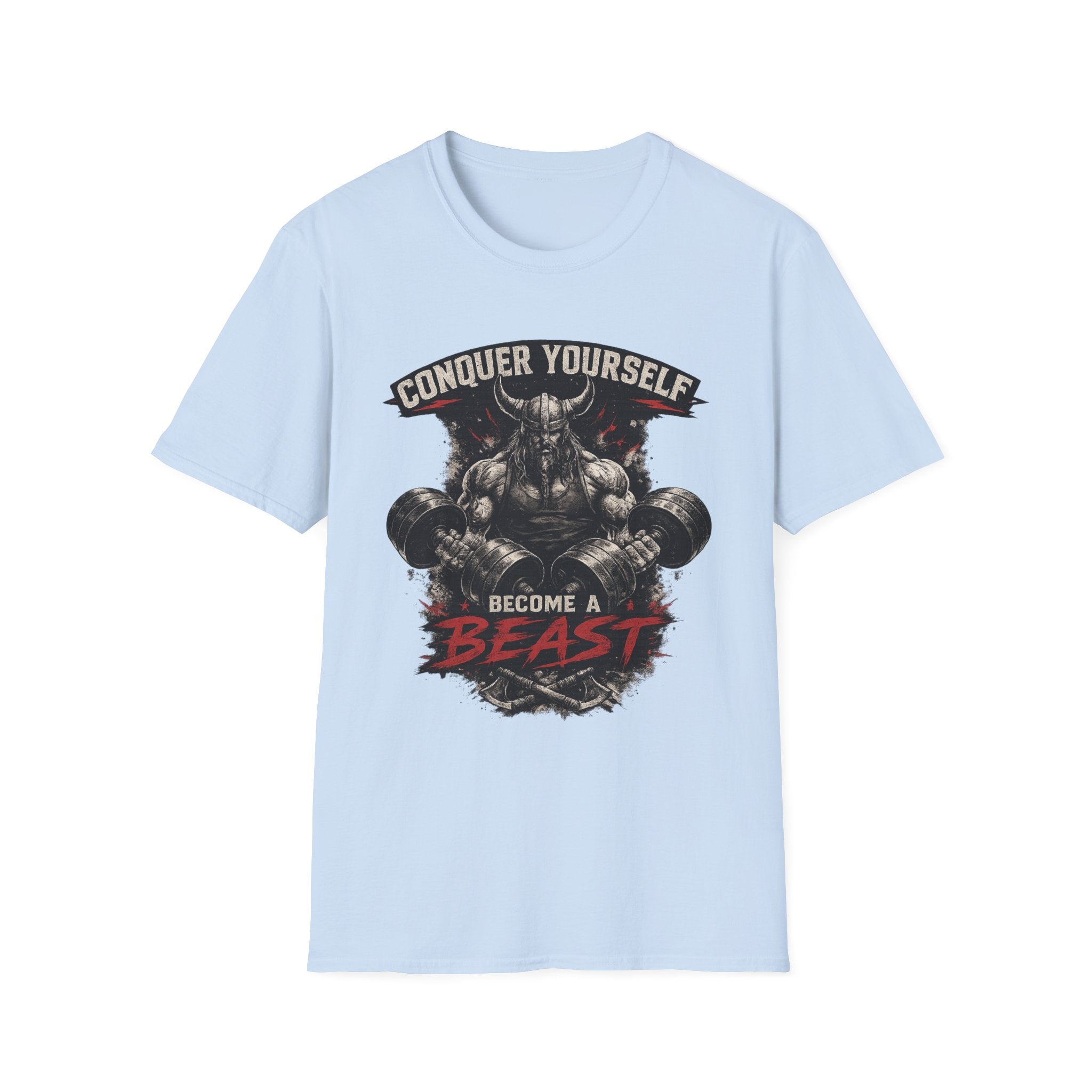 Conquer Yourself "Become a Beast" Gym T-Shirt