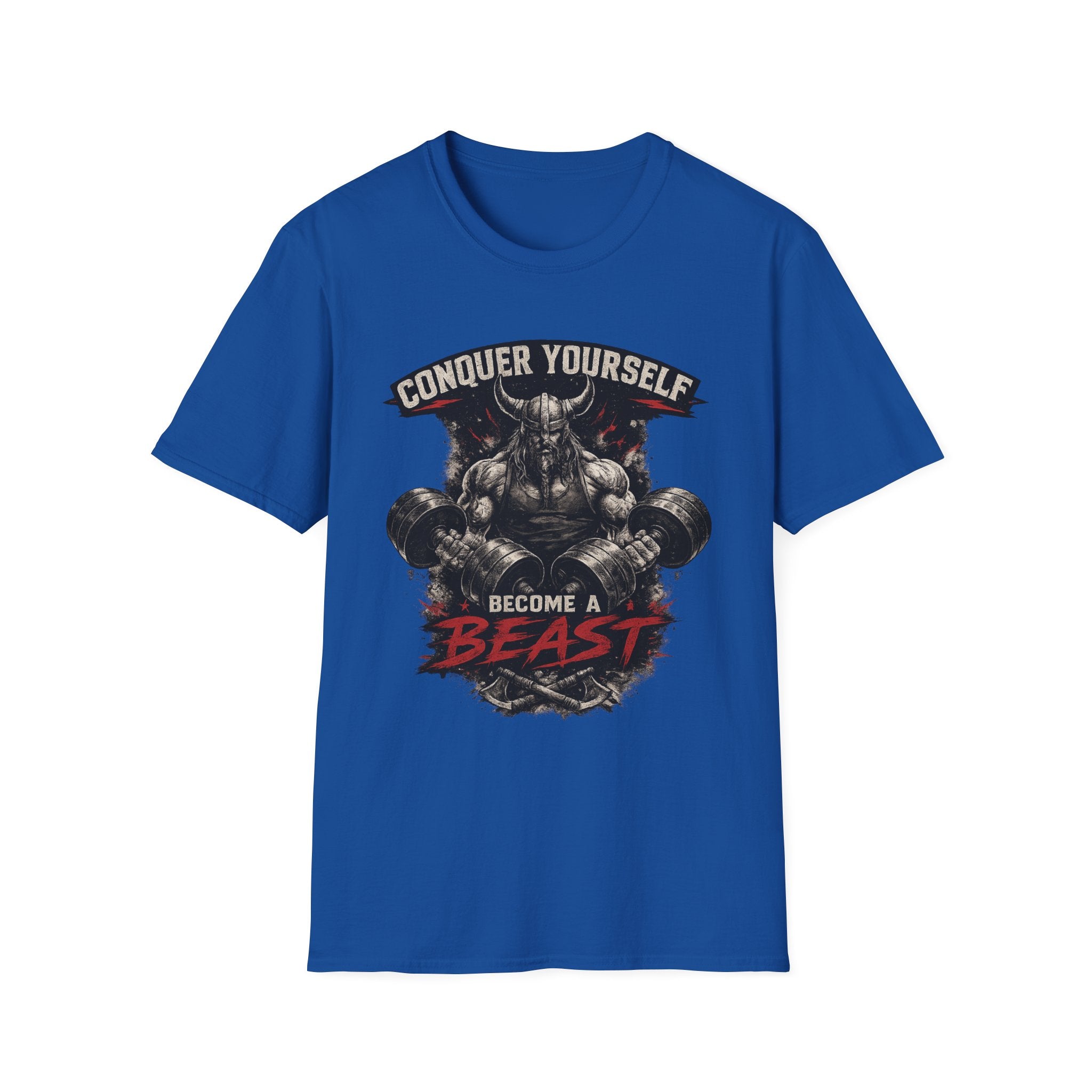 Conquer Yourself "Become a Beast" Gym T-Shirt