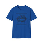 No Pain No Gain Barbell T-Shirt — Motivational Gym Fitness Tee