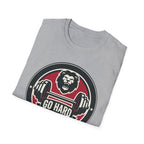 T-Shirt — 'Go Hard or Just Don't Go' Lion Barbell Gym Tee