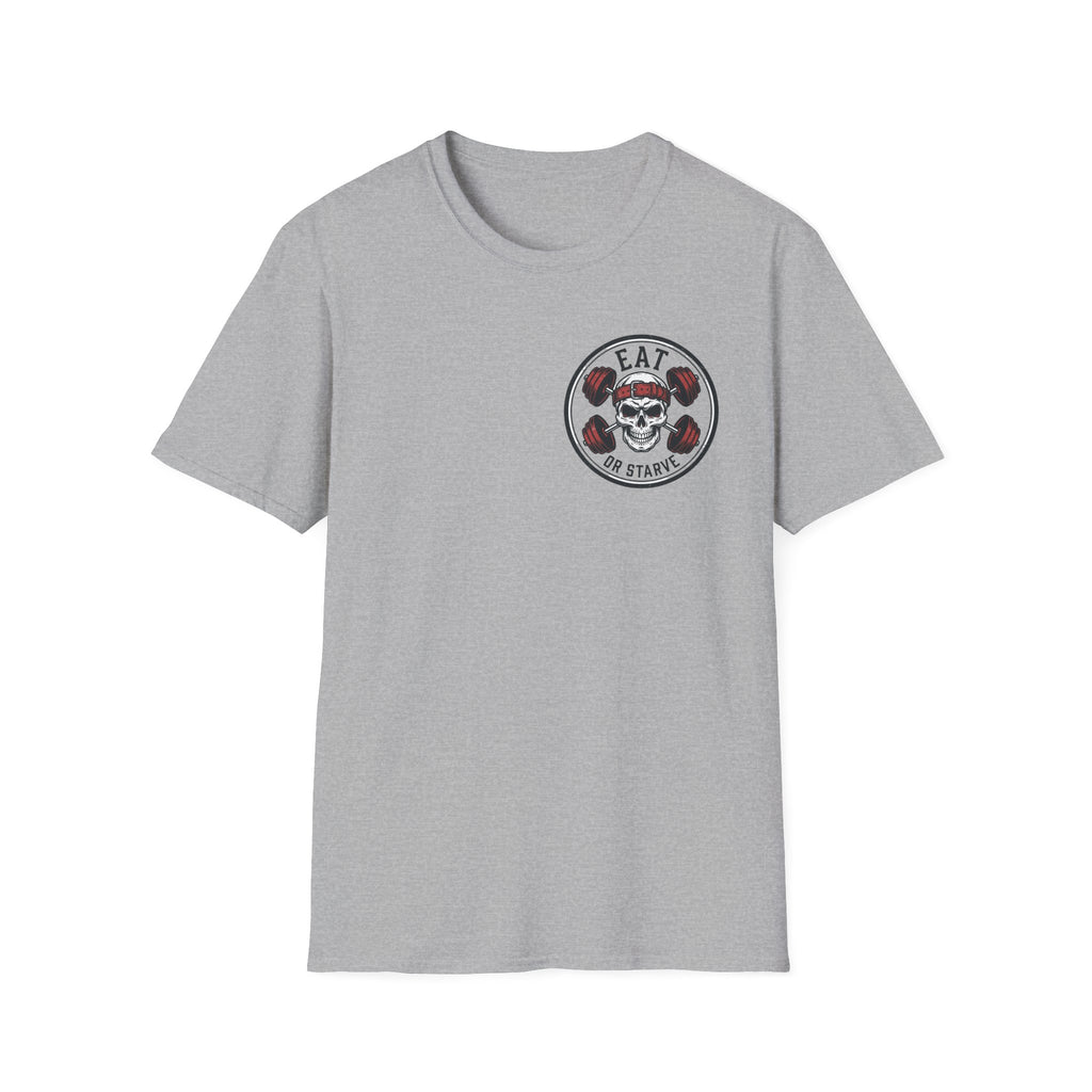 Skull & Roses T-Shirt — 'Eat the Stigma' Vintage Tattoo Tee