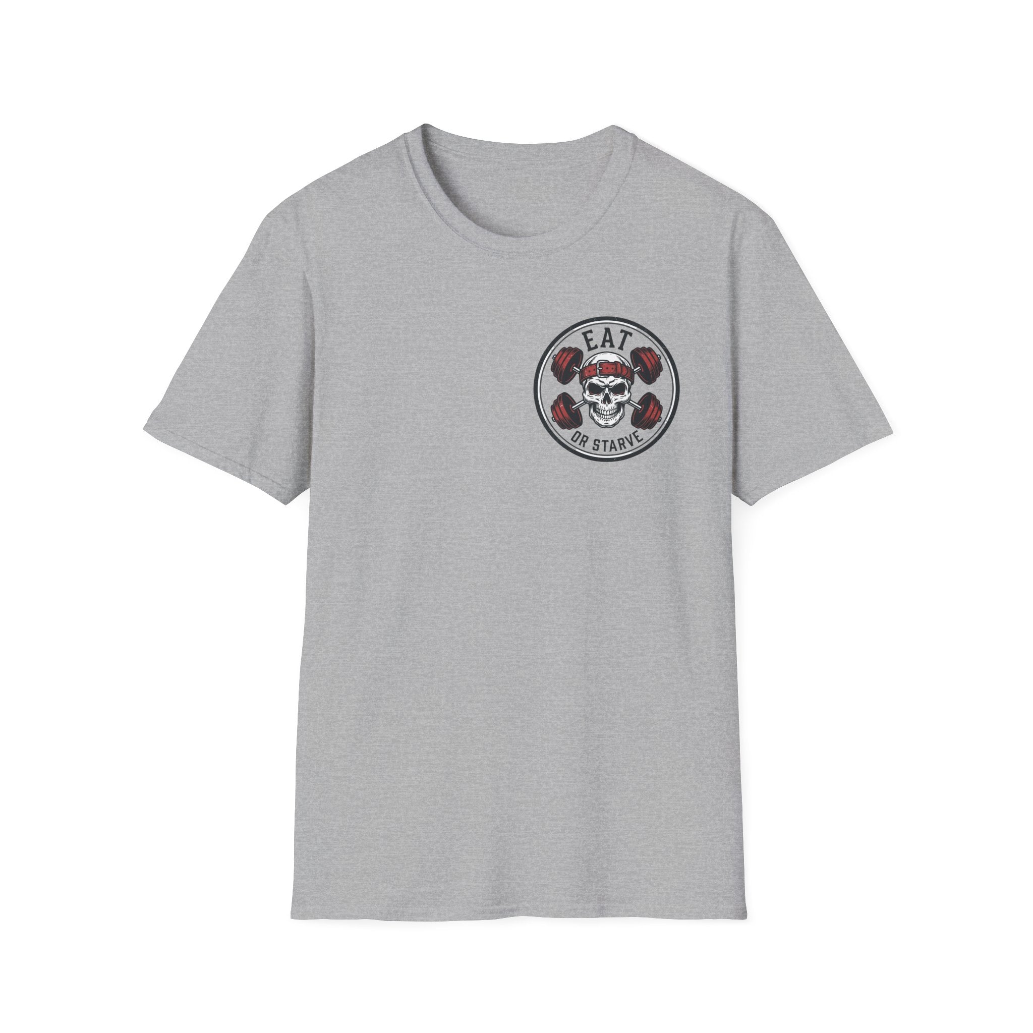 Skull & Roses T-Shirt — 'Eat the Stigma' Vintage Tattoo Tee