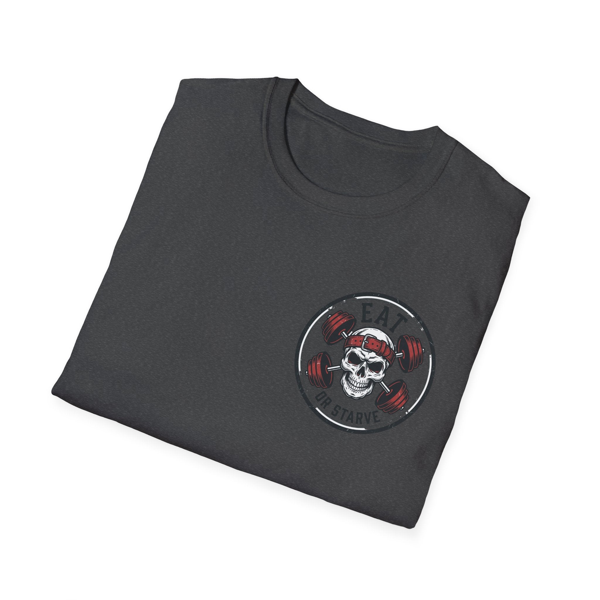 Skull & Roses T-Shirt — 'Eat the Stigma' Vintage Tattoo Tee