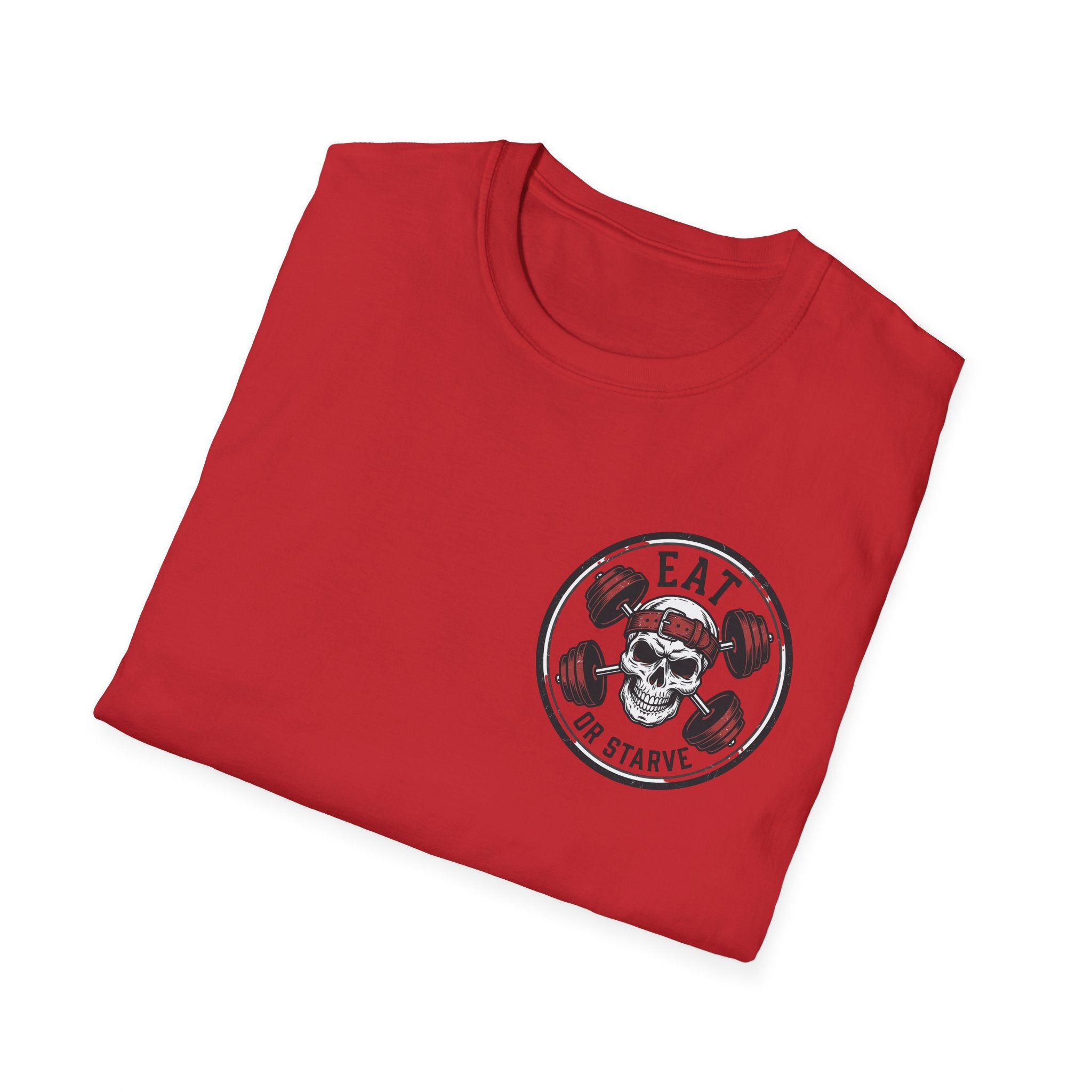 Skull & Roses T-Shirt — 'Eat the Stigma' Vintage Tattoo Tee