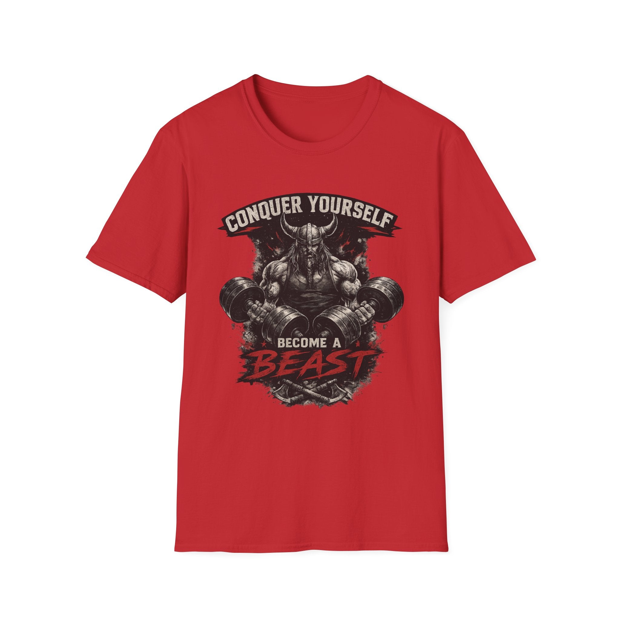 Conquer Yourself "Become a Beast" Gym T-Shirt