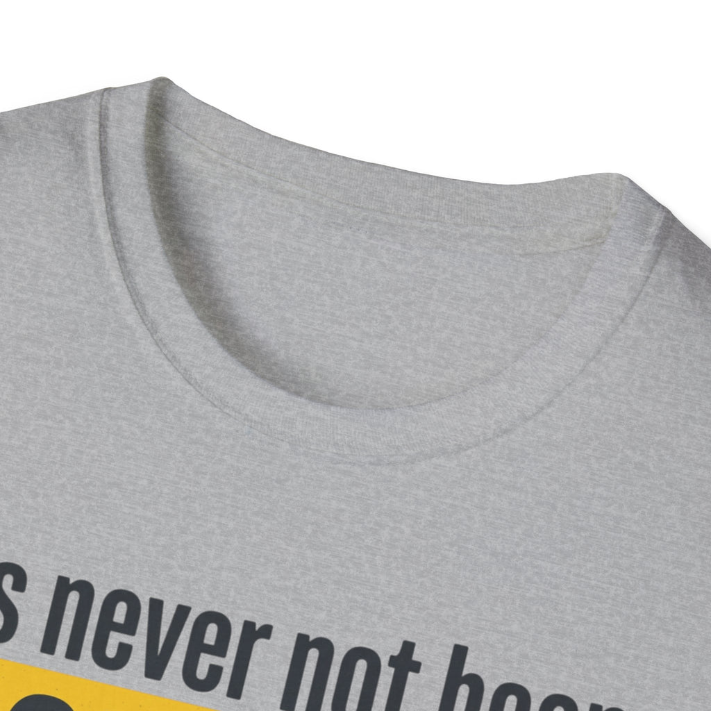 T-Shirt — "It's Never Not Been RIGHT NOW." Motivational Graphic Tee
