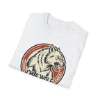 Wolf Graphic T-Shirt — Retro 'I'm a Wolf I Eat Dogs' Novelty Tee