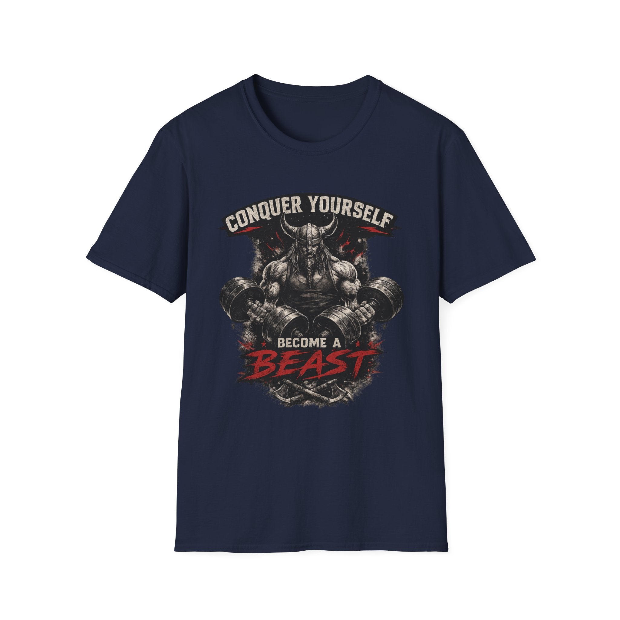 Conquer Yourself "Become a Beast" Gym T-Shirt