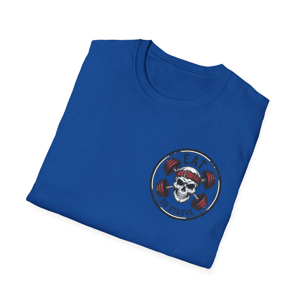 Skull & Roses T-Shirt — 'Eat the Stigma' Vintage Tattoo Tee