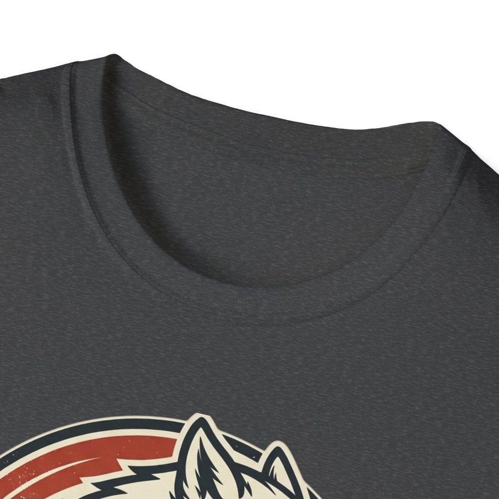 Wolf Graphic T-Shirt — Retro 'I'm a Wolf I Eat Dogs' Novelty Tee